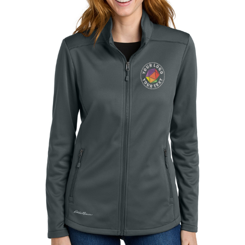 Eddie Bauer® Custom Embroidered Women’s Smooth Mid Layer Fleece Full-Zip - EB2470