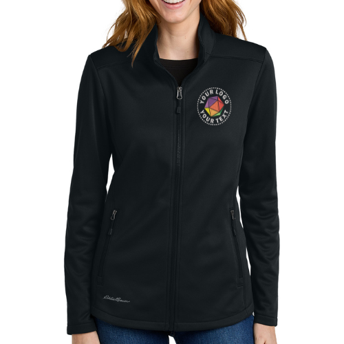 Eddie Bauer® Custom Embroidered Women’s Smooth Mid Layer Fleece Full-Zip - EB2470