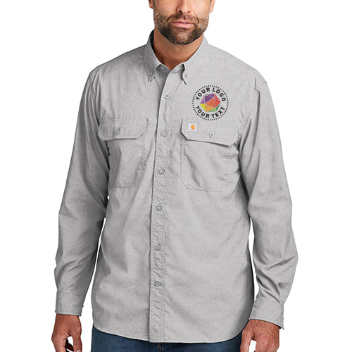 Carhartt Force® Custom Embroidered Solid Long Sleeve Shirt - CT105291
