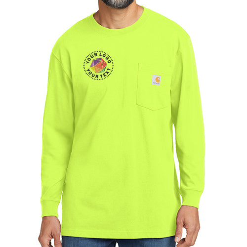 Carhartt® Custom Embroidered Workwear Pocket Long Sleeve T-Shirt - CTK126
