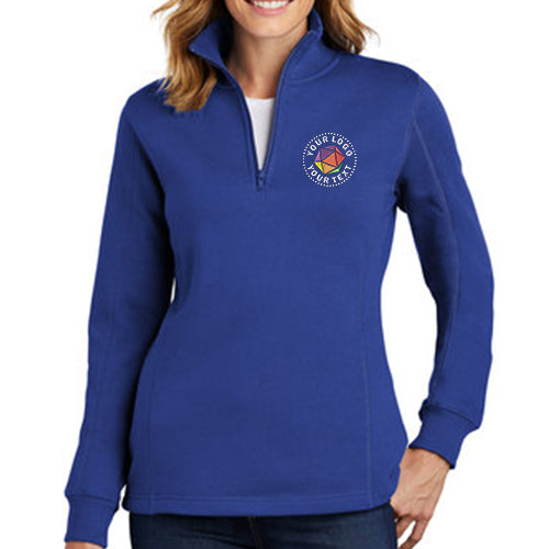 Sport-Tek® Custom Embroidered Women's 1/4-Zip Sweatshirt - LST253
