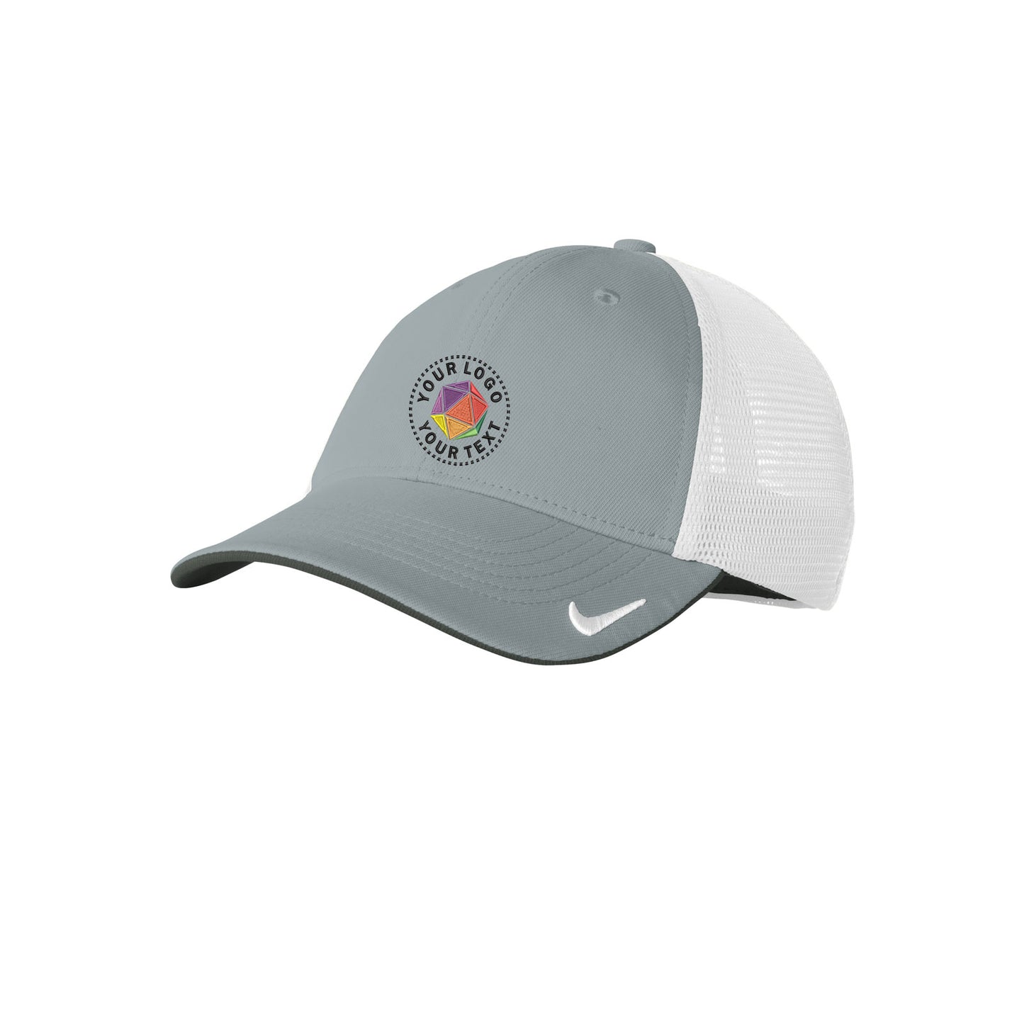 Nike Custom Embroidered Stretch-to-Fit Mesh Back Cap - NKFB6448