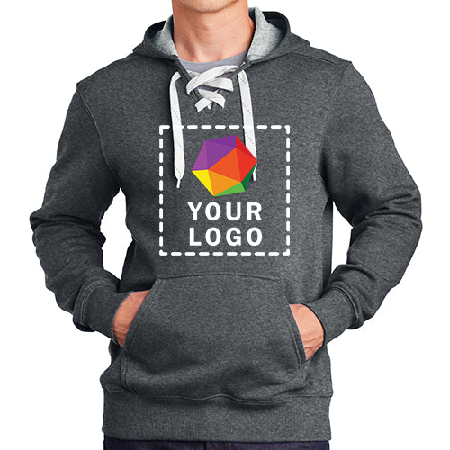 Sport-Tek® Custom Printed Lace Up Pullover Hooded Sweatshirt - ST271