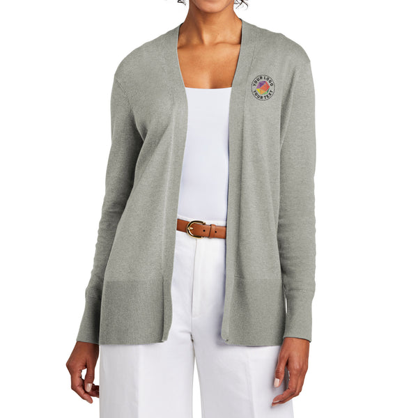 Brooks Brothers® Custom Embroidered Women’s Cotton Stretch Long Cardigan Sweater - BB18403