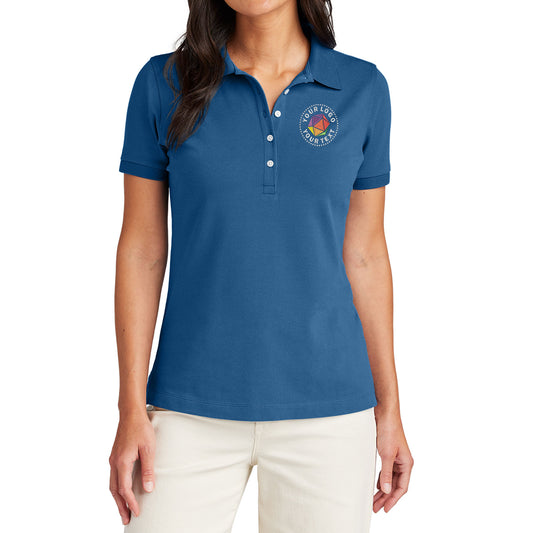 Brooks Brothers® Custom Embroidered Women’s Pima Cotton Pique Polo - BB18201