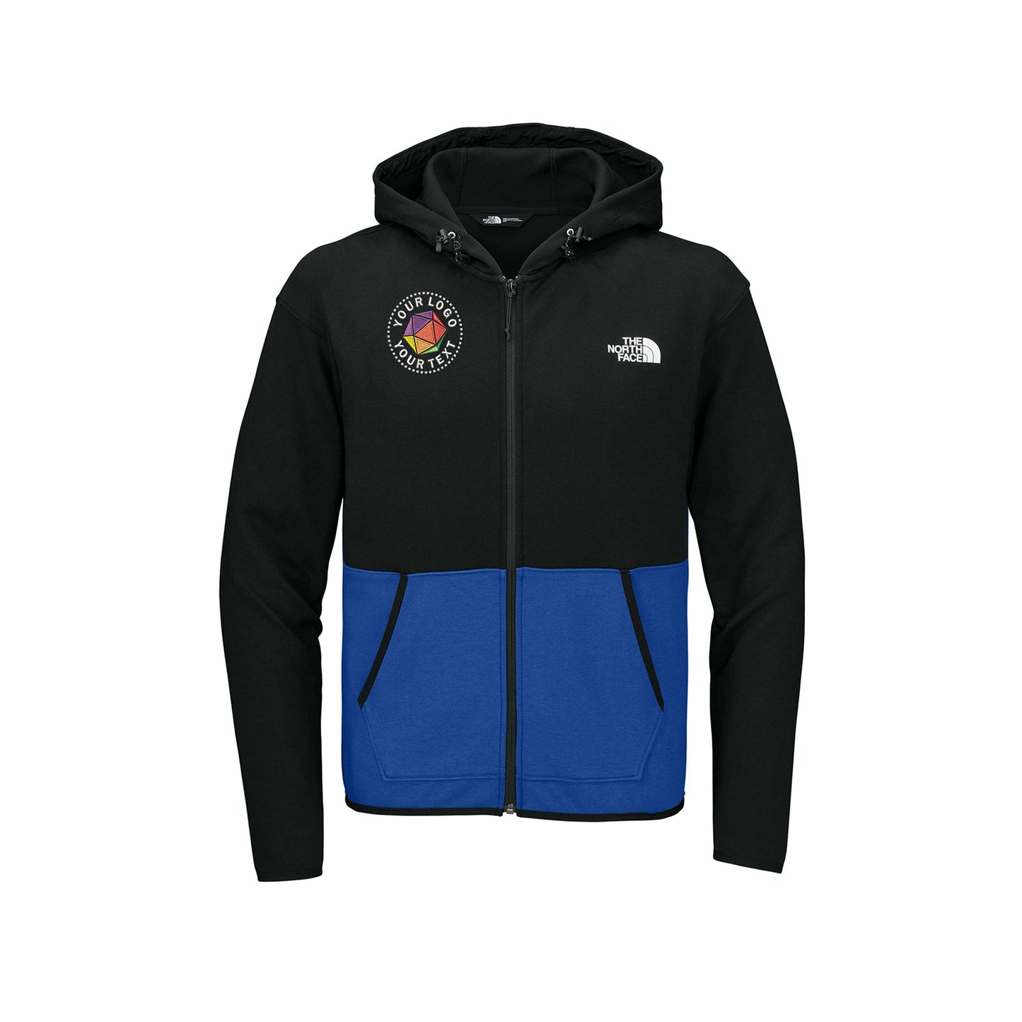 The North Face® Custom Embroidered Double-Knit Full-Zip Hoodie - NF0A8BUS
