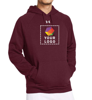 Under Armour Custom Printed Men's Rival Fleece Hooded Sweatshirt - 1379757