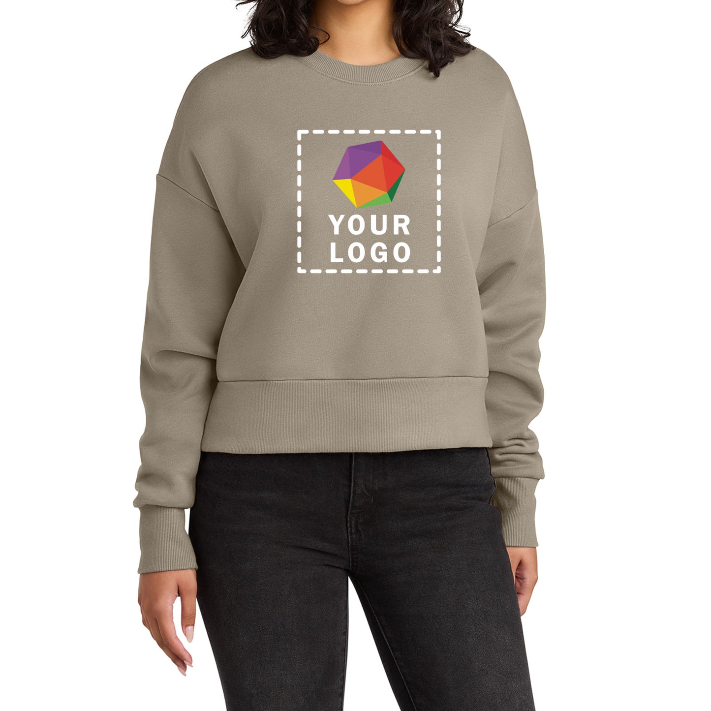 Next Level Apparel® Custom Printed Women’s Heavyweight Sweatshirt - NL9087