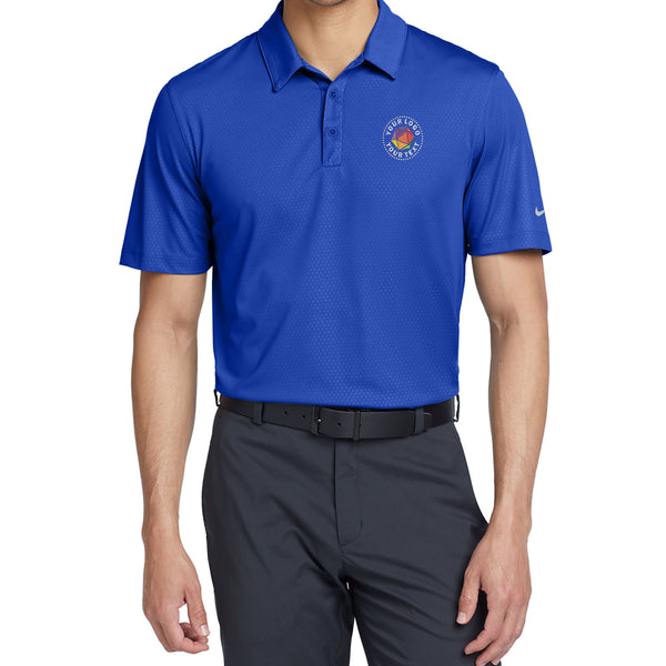 Nike Custom Embroidered Dri-FIT Embossed Tri-Blade Polo - 838964