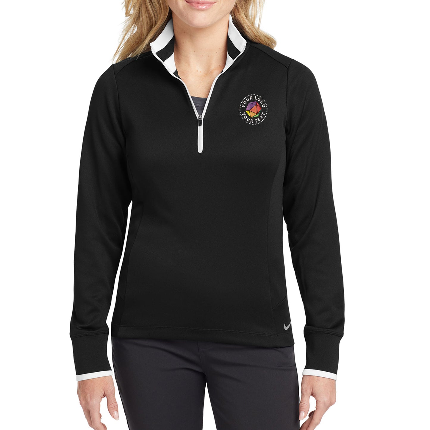 Nike Custom Embroidered Women's Dri-FIT 1/2-Zip Cover-Up - 578674