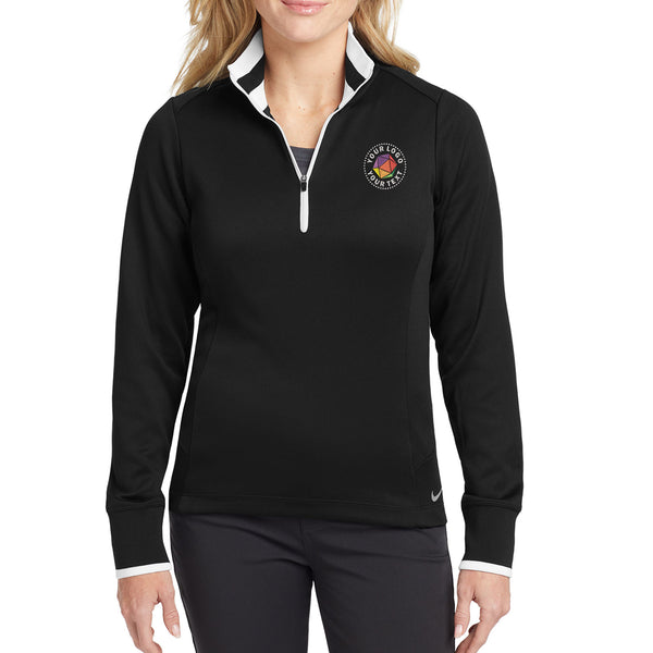 Nike Custom Embroidered Women's Dri-FIT 1/2-Zip Cover-Up - 578674