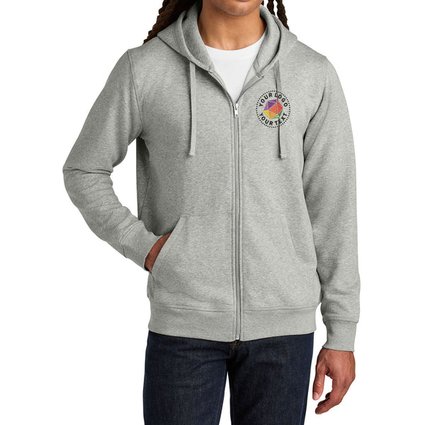 Stanley/Stella Unisex Custom Embroidered Mixer Full-Zip Hooded Sweatshirt - SXU011