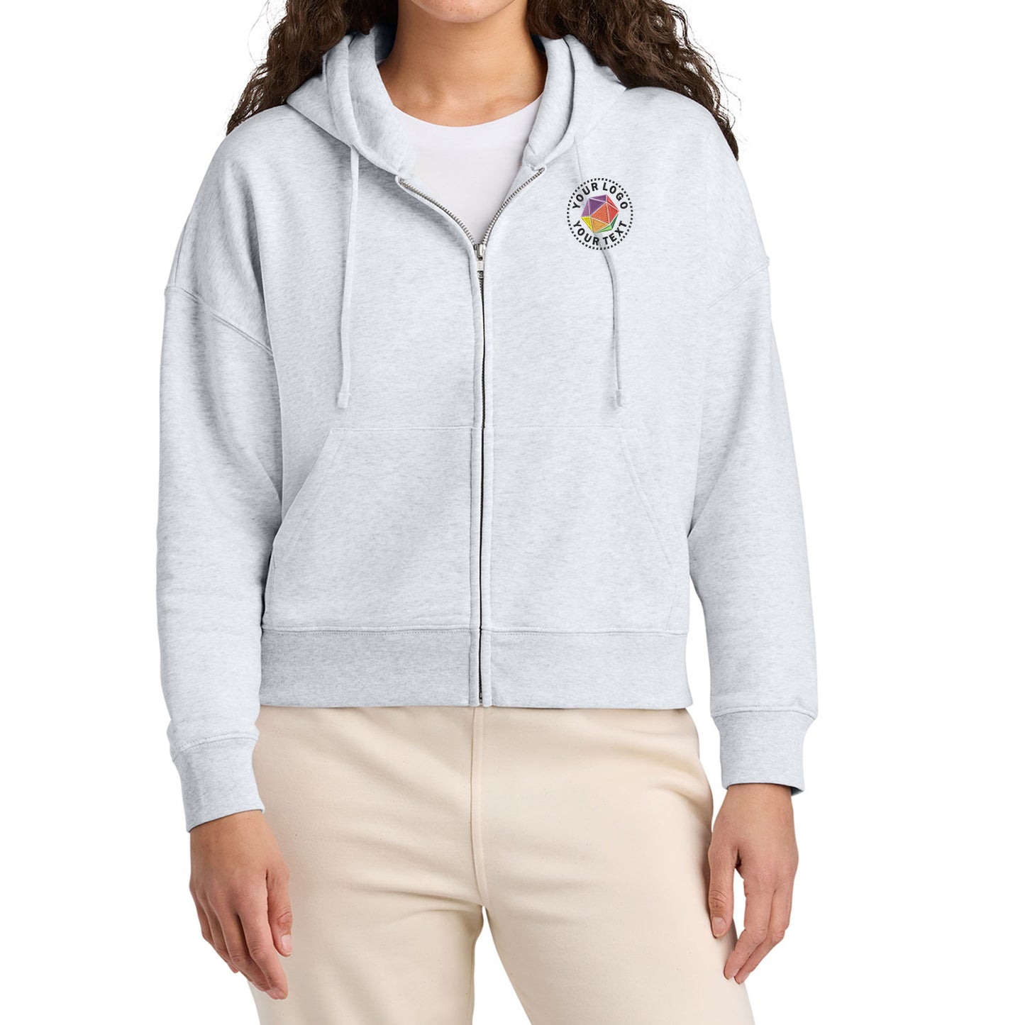 Stanley/Stella Women’s Custom Embroidered Stella Ida Full-Zip Hooded Sweatshirt - SXW037