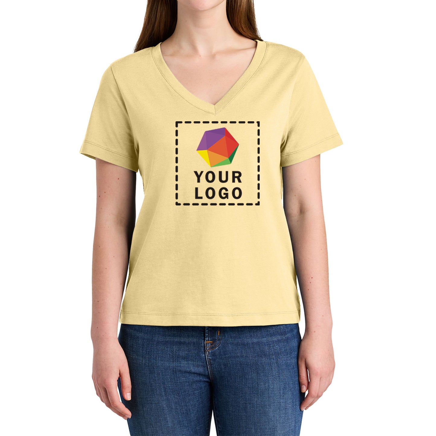 Stanley/Stella Women’s Custom Printed Stella Isla V-Neck Tee - SXW032