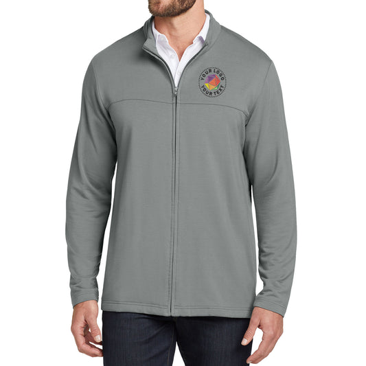 TravisMathew Custom Embroidered Newport Full-Zip Fleece - TM1MU420