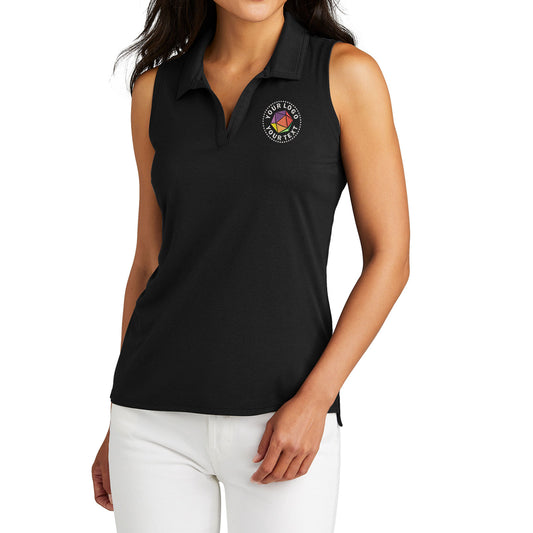 TravisMathew Women's Custom Embroidered Coto Performance Sleeveless Polo - TM1WX001