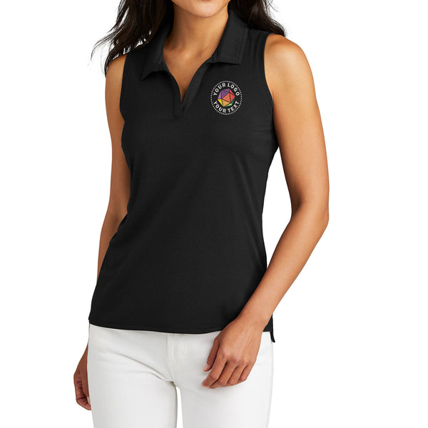 TravisMathew Women's Custom Embroidered Coto Performance Sleeveless Polo - TM1WX001