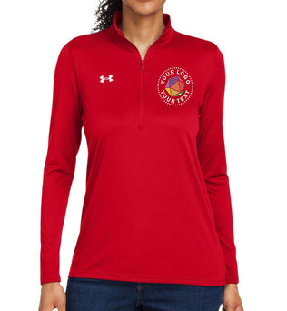 Under Armour Custom Embroidered Women's Team Tech™ Half-Zip Pullover - 1376862
