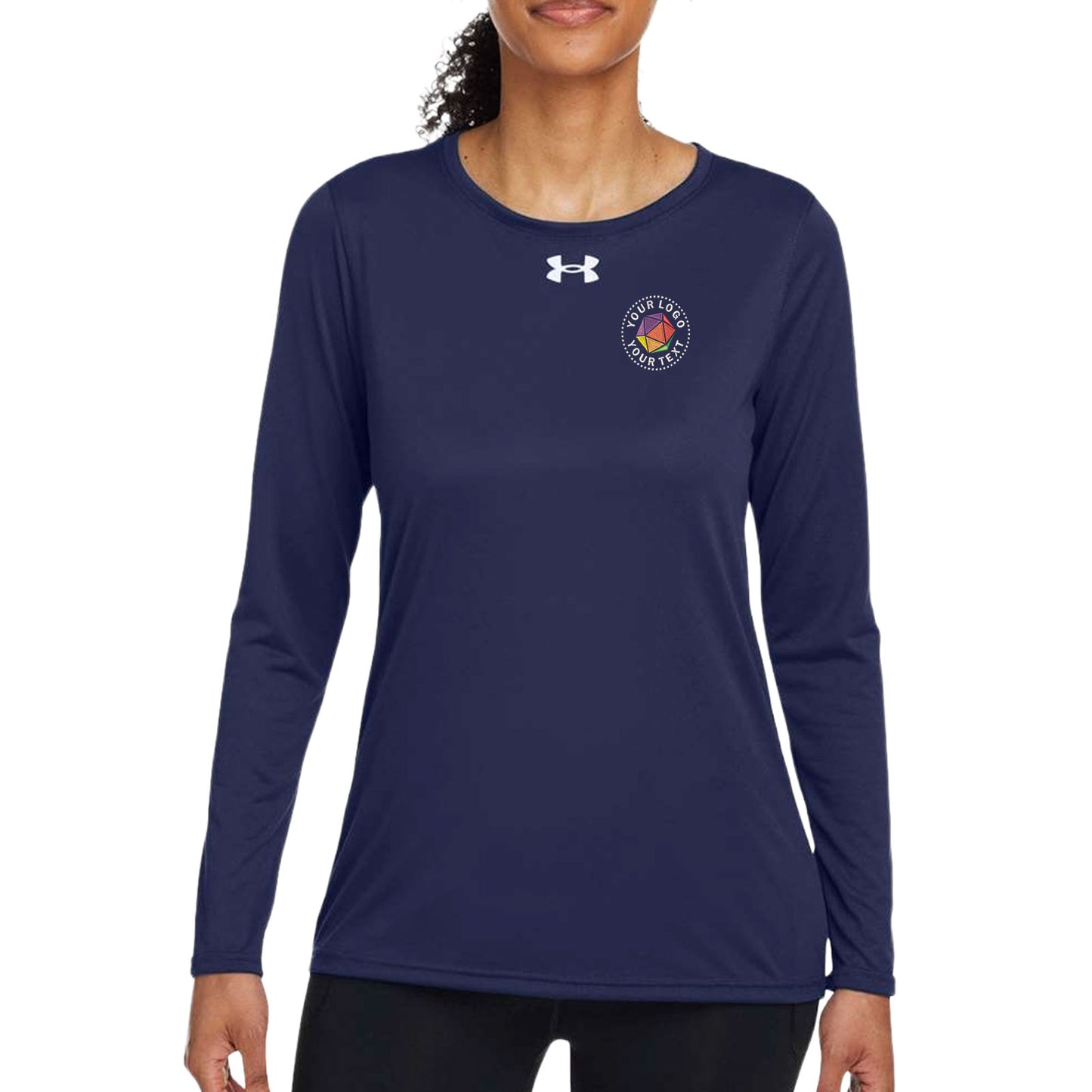 Under Armour Custom Embroidered Women's Team Tech™ Long Sleeve T-Shirt - 1376852