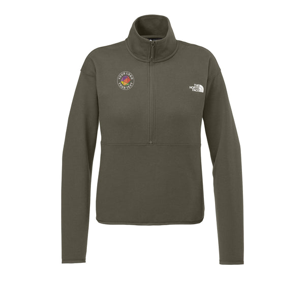 The North Face® Custom Embroidered Women’s Double-Knit 1/2-Zip Fleece - NF0A8C5H