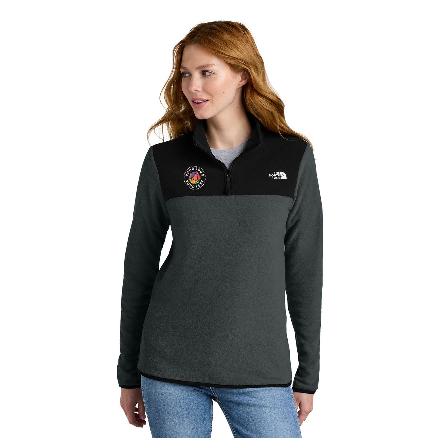 The North Face® Custom Embroidered Women's Glacier 1/4-Zip Fleece - NF0A7V4M