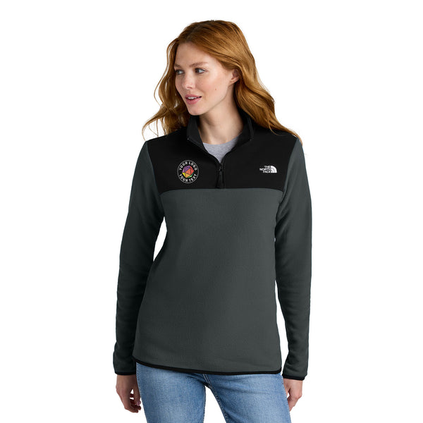 The North Face® Custom Embroidered Women's Glacier 1/4-Zip Fleece - NF0A7V4M