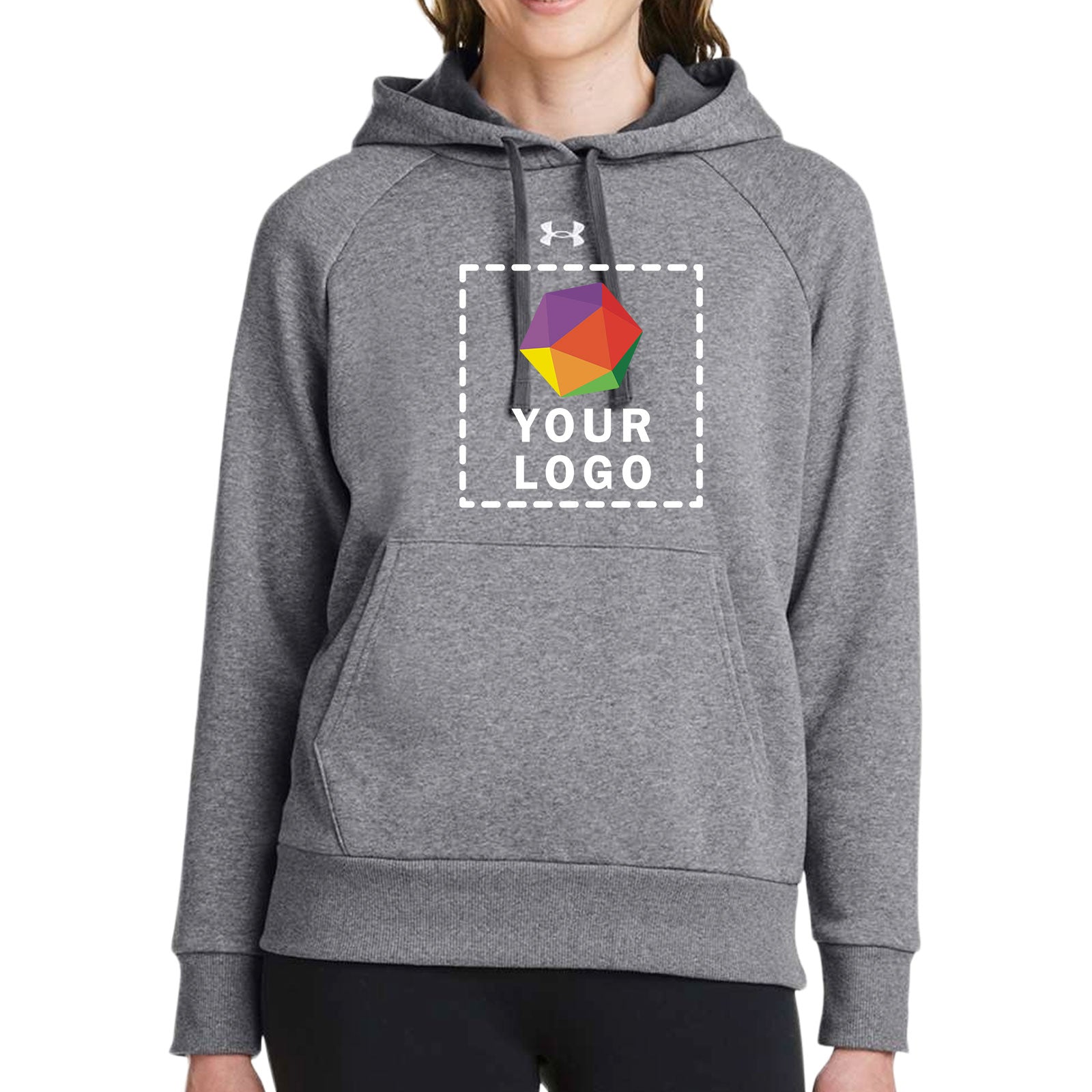 Under Armour Custom Printed Women's Rival Fleece Hooded Sweatshirt - 1379500