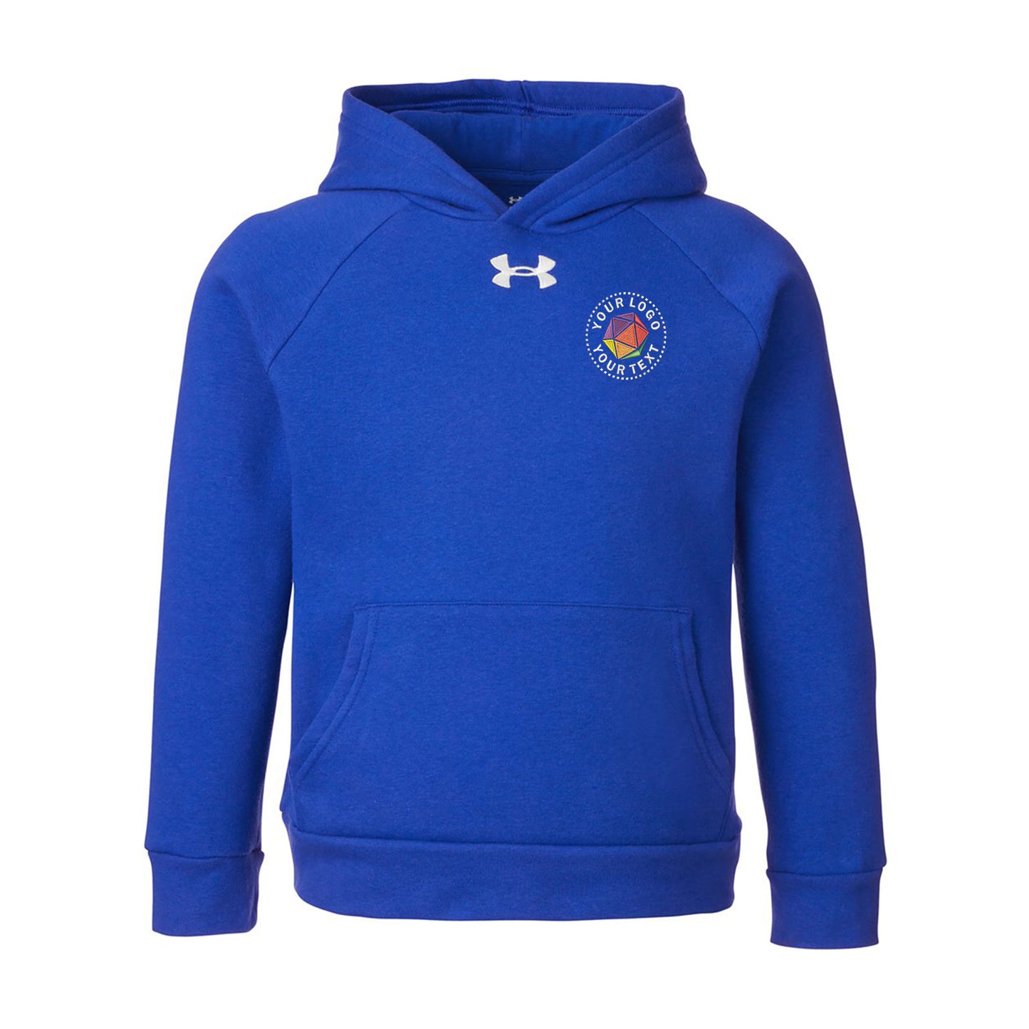 Under Armour Custom Embroidered Youth Rival Fleece Hooded Sweatshirt - 1379792