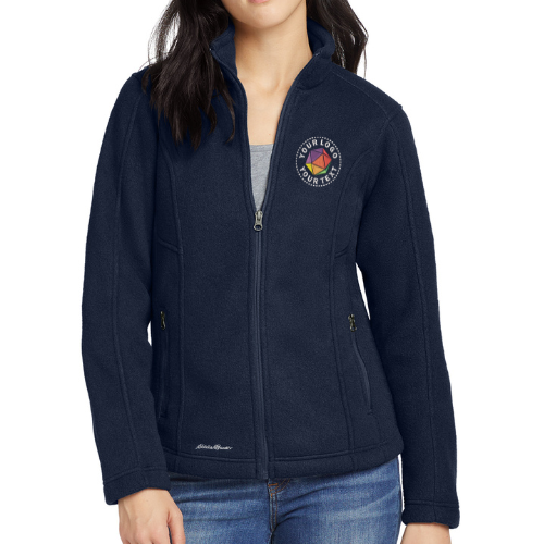 Eddie Bauer® Custom Embroidered Women's Full-Zip Fleece Jacket - EB201