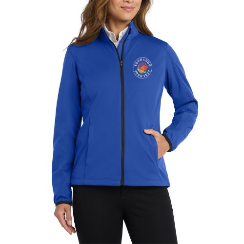 Port Authority® Custom Embroidered Women's Active Soft Shell Jacket - L717