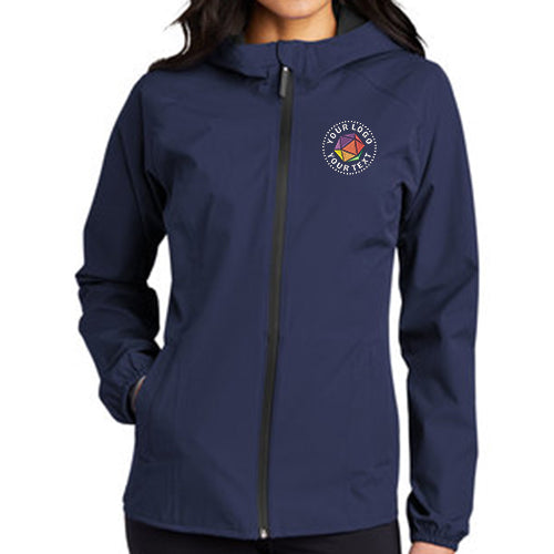 Port Authority® Women's Essential Rain Custom Embroidered Jacket - L407