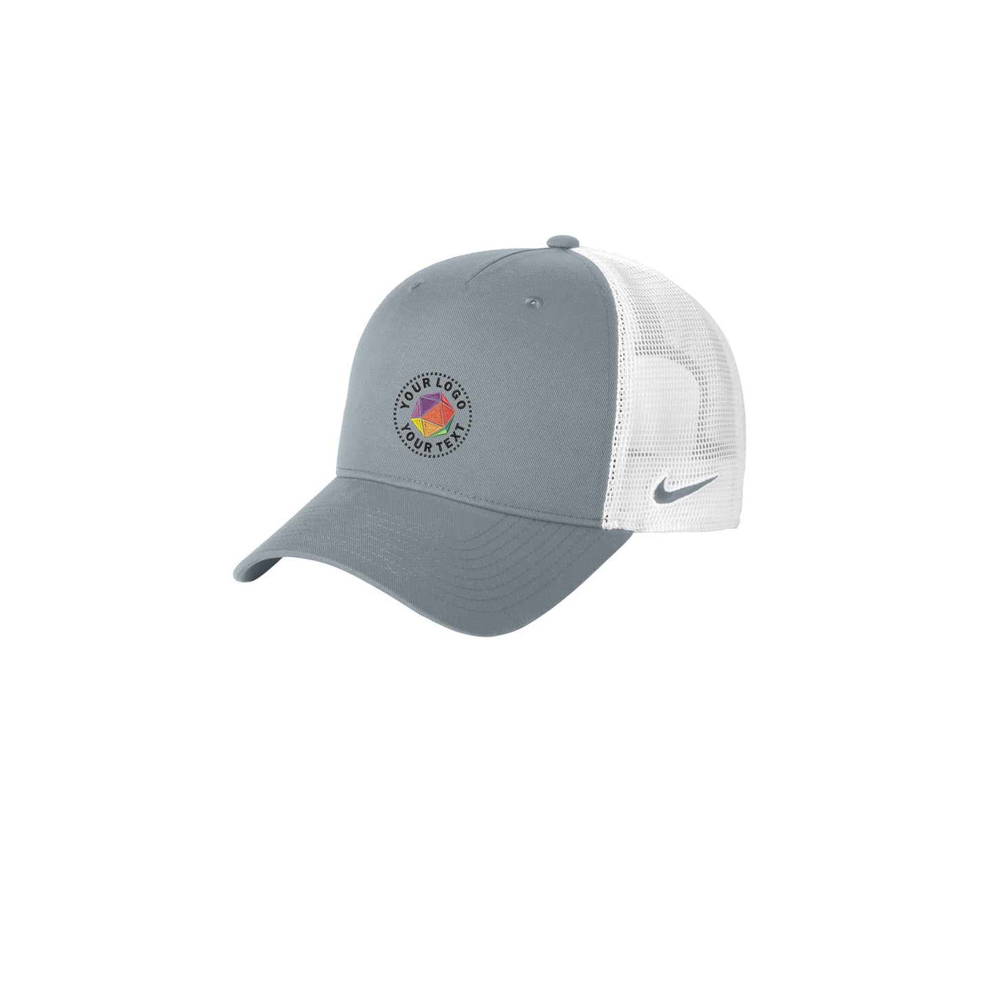Nike Custom Embroidered Snapback Mesh Trucker Cap - NKFN9893
