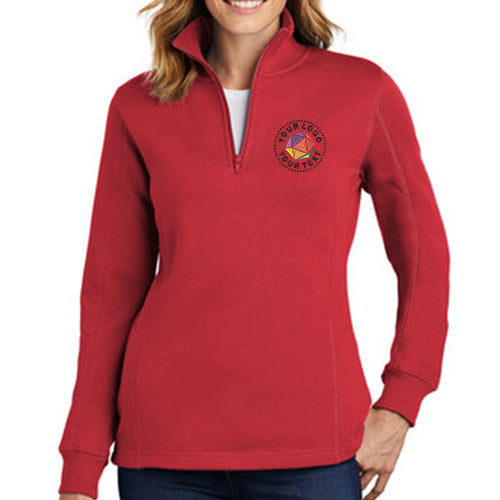 Sport-Tek® Custom Embroidered Women's 1/4-Zip Sweatshirt - LST253