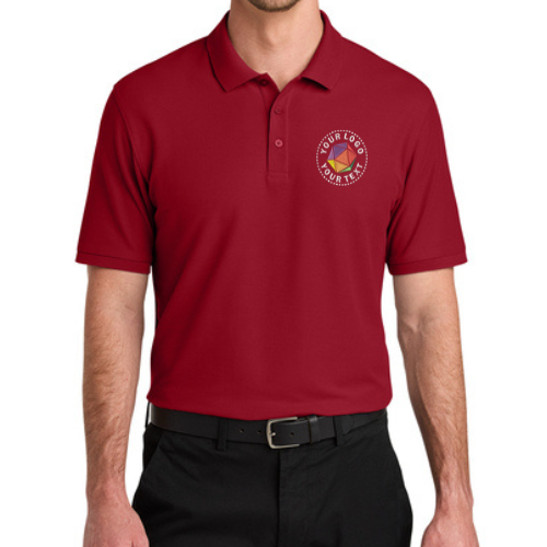 Port Authority® Tall Wearever Signature Custom Embroidered Pique Polo - TLK200