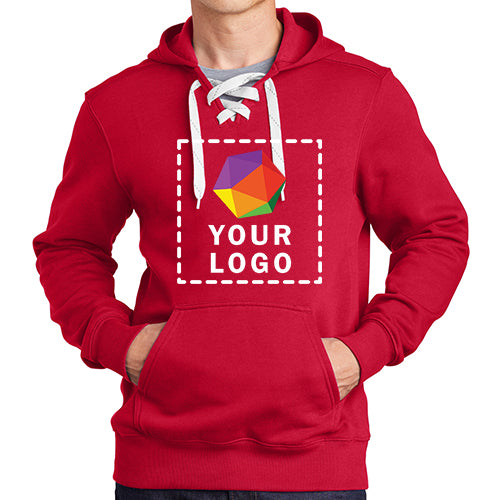 Sport-Tek® Custom Printed Lace Up Pullover Hooded Sweatshirt - ST271