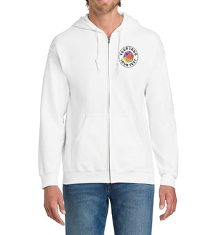 Gildan® Custom Embroidered Heavy Blend™ Full-Zip Hooded Sweatshirt - 18600