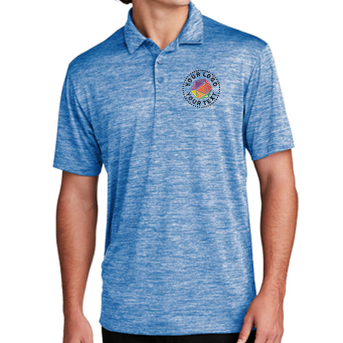 Sport-Tek® PosiCharge® Custom Embroidered Electric Heather Polo - ST590