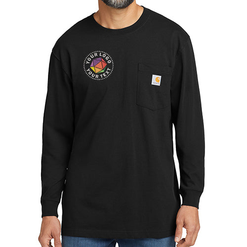 Carhartt® Custom Embroidered Workwear Pocket Long Sleeve T-Shirt - CTK126