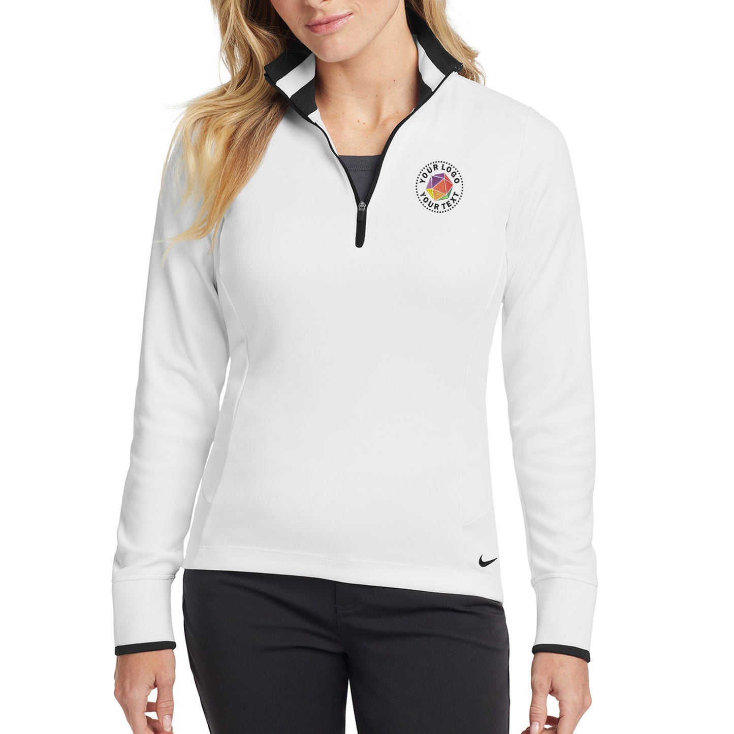 Nike Custom Embroidered Women's Dri-FIT 1/2-Zip Cover-Up - 578674