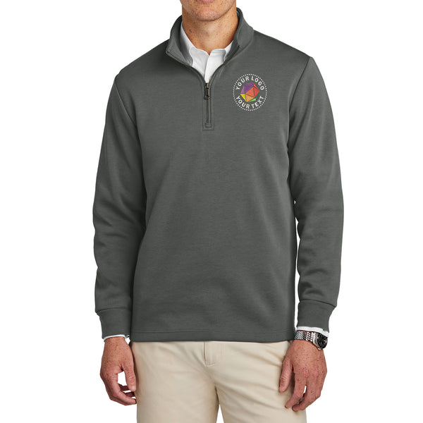 Brooks Brothers® Custom Embroidered Double-Knit 1/4-Zip - BB18206