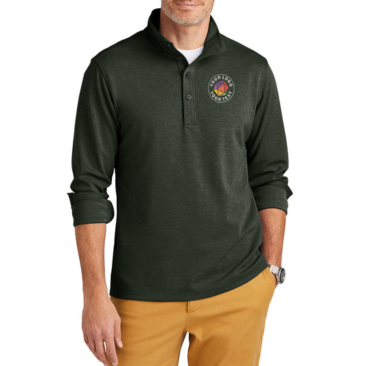 Brooks Brothers® Custom Embroidered Mid-Layer Stretch 1/2-Button - BB18202