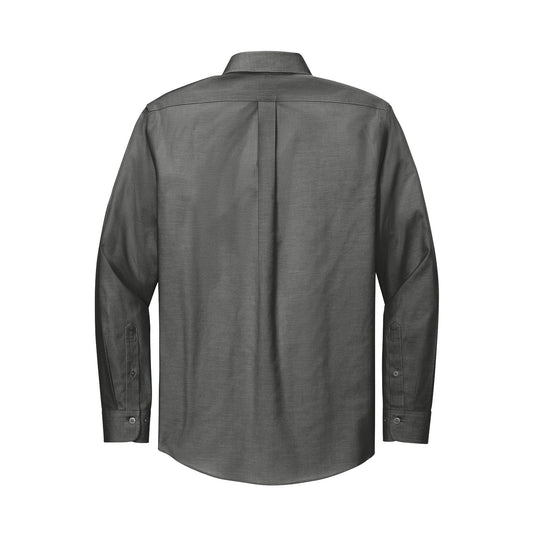Brooks Brothers® Custom Embroidered Tall Wrinkle-Free Stretch Pinpoint Shirt - TBB18000