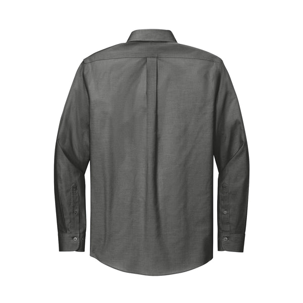 Brooks Brothers® Custom Embroidered Tall Wrinkle-Free Stretch Pinpoint Shirt - TBB18000