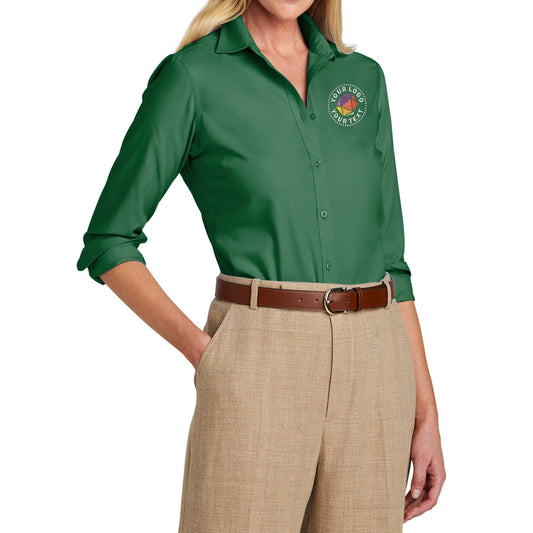 Brooks Brothers® Custom Embroidered Women’s Wrinkle-Free Stretch Nailhead Shirt - BB18003