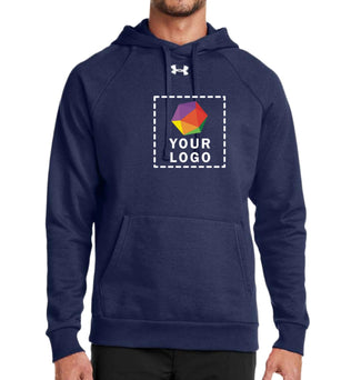 Under Armour Custom Printed Men's Rival Fleece Hooded Sweatshirt - 1379757