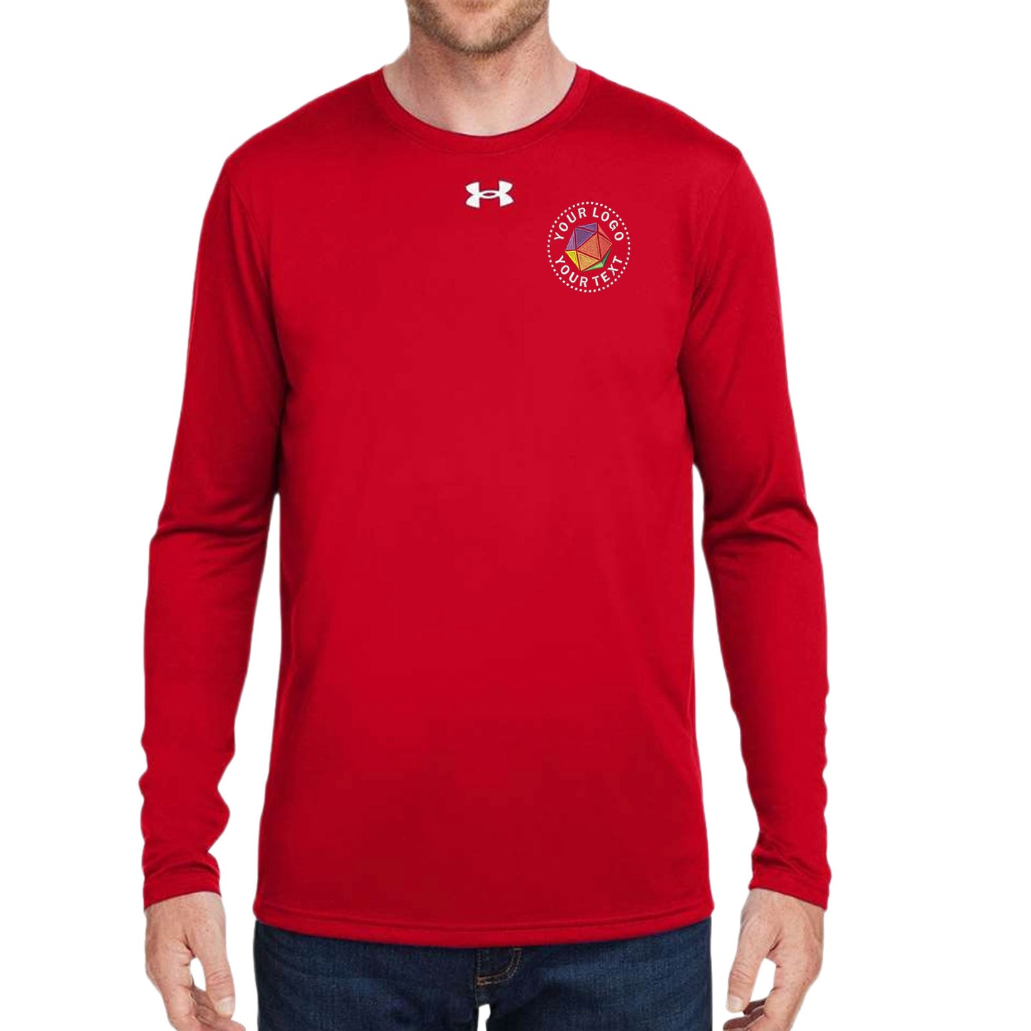 Under Armour Custom Embroidered Men's Team Tech™ Long Sleeve T-Shirt - 1376843