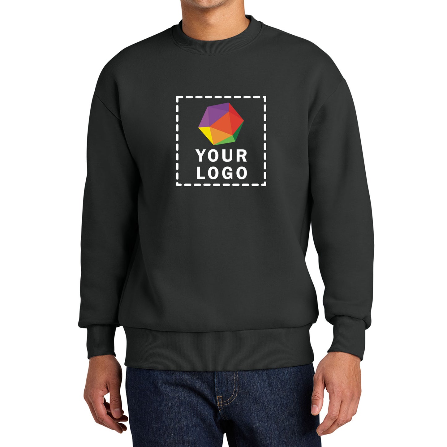 Next Level Apparel® Heavyweight Custom Printed Sweatshirt - NL9007