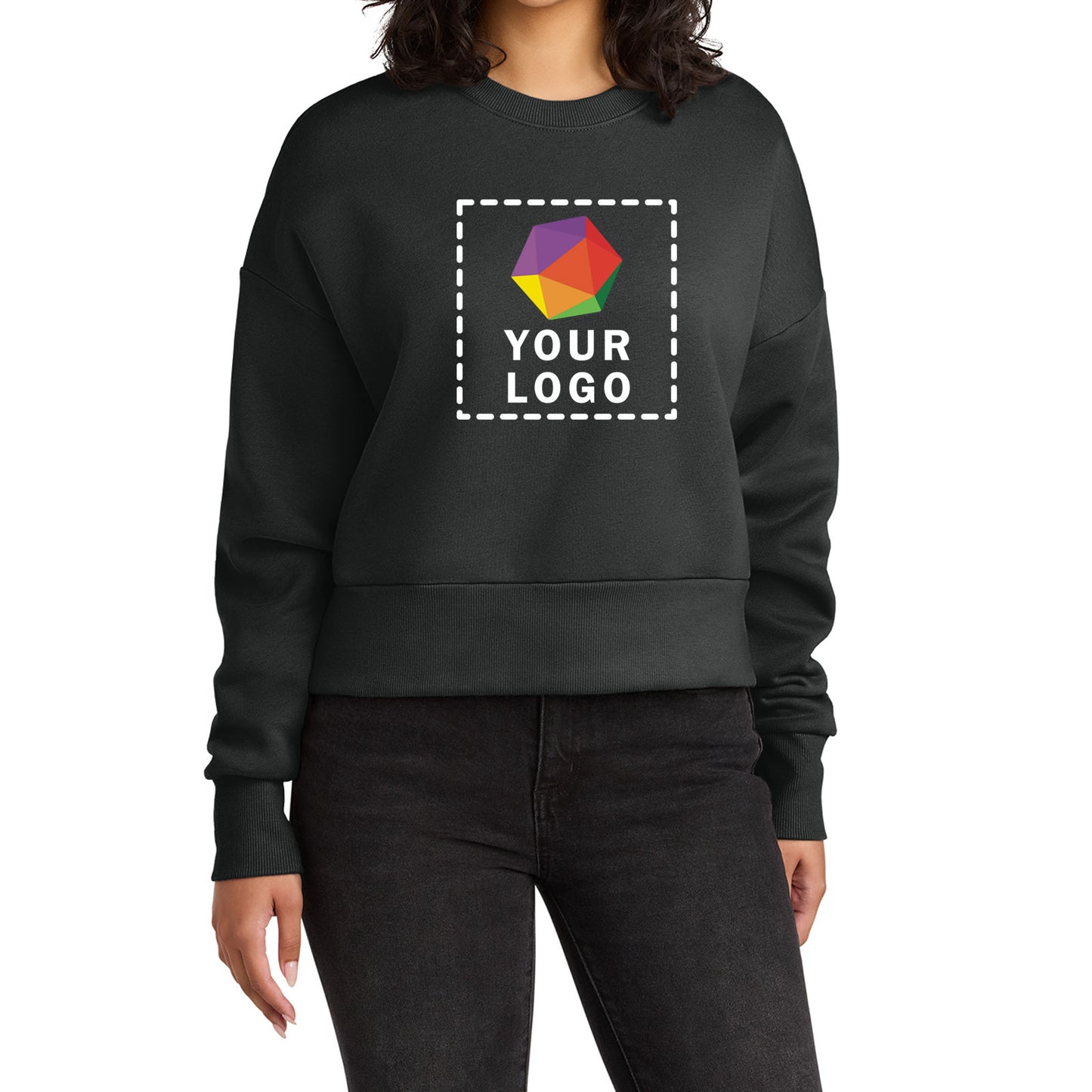 Next Level Apparel® Custom Printed Women’s Heavyweight Sweatshirt - NL9087