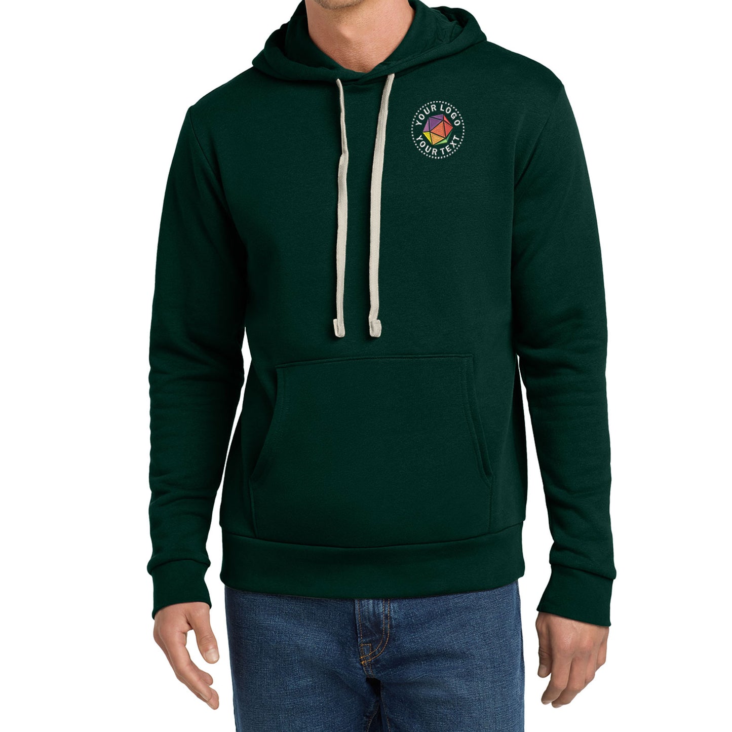 Next Level Apparel® Custom Embroidered Adult Santa Barbara Pullover Hoodie - NL9303