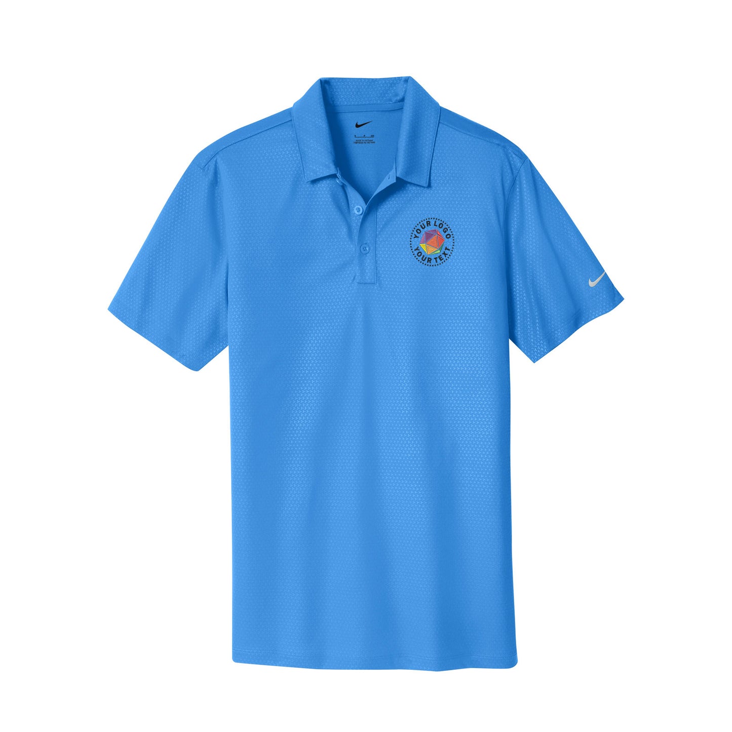 Nike Custom Embroidered Dri-FIT Embossed Tri-Blade Polo - 838964